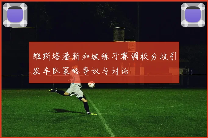 维斯塔潘新加坡练习赛调校分歧引发车队策略争议与讨论