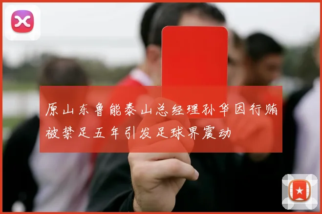 原山东鲁能泰山总经理孙华因行贿被禁足五年引发足球界震动